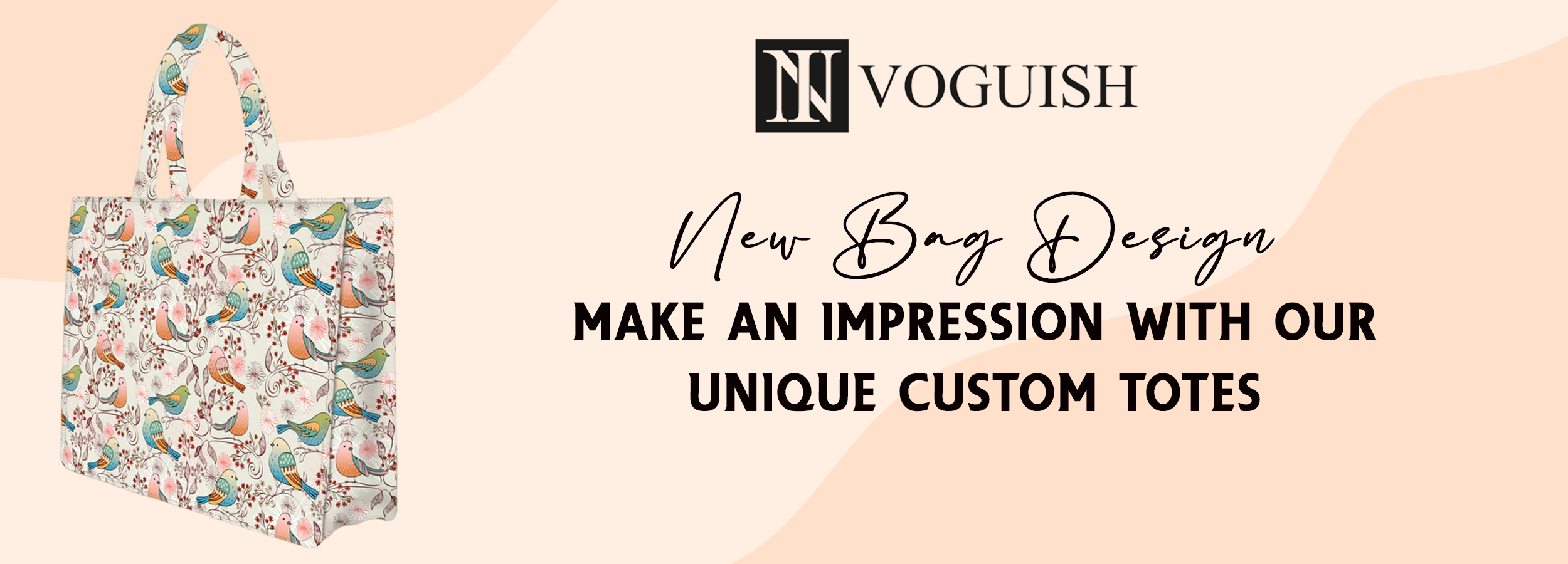 Make an impression with our unique custom totes