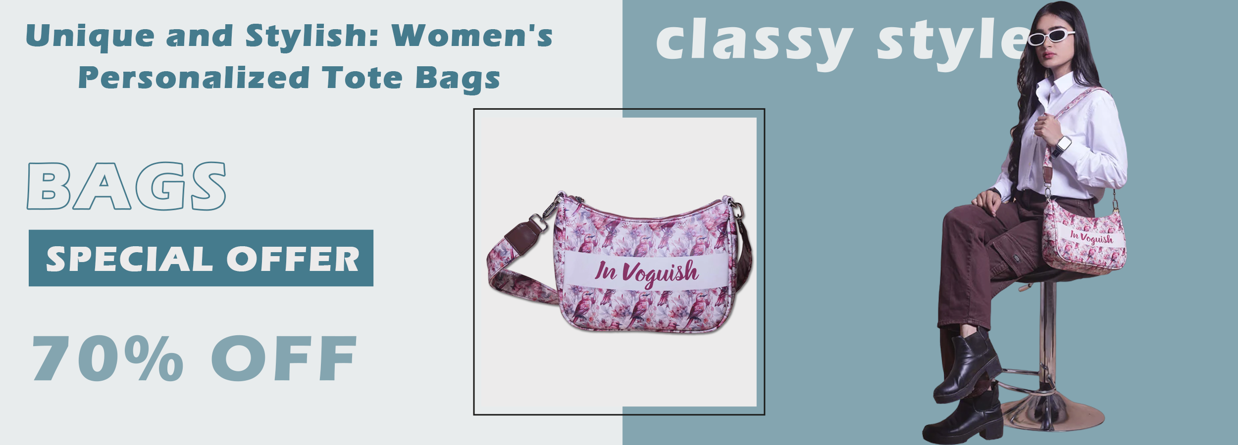 Unique and Stylish: Women's Personalized Tote Bags