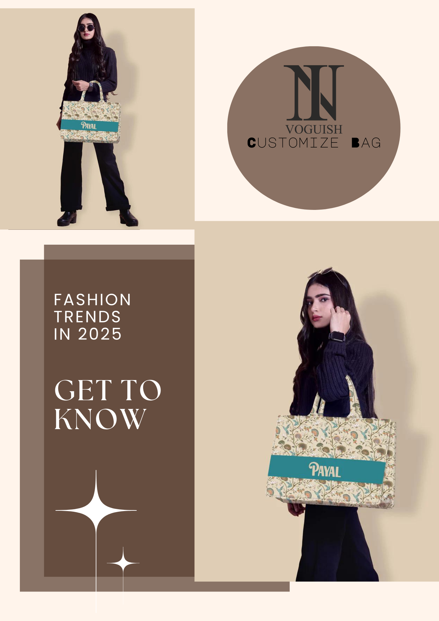 "Exclusive Printed Custom Tote Bags: Your Unique Fashion Accessory"