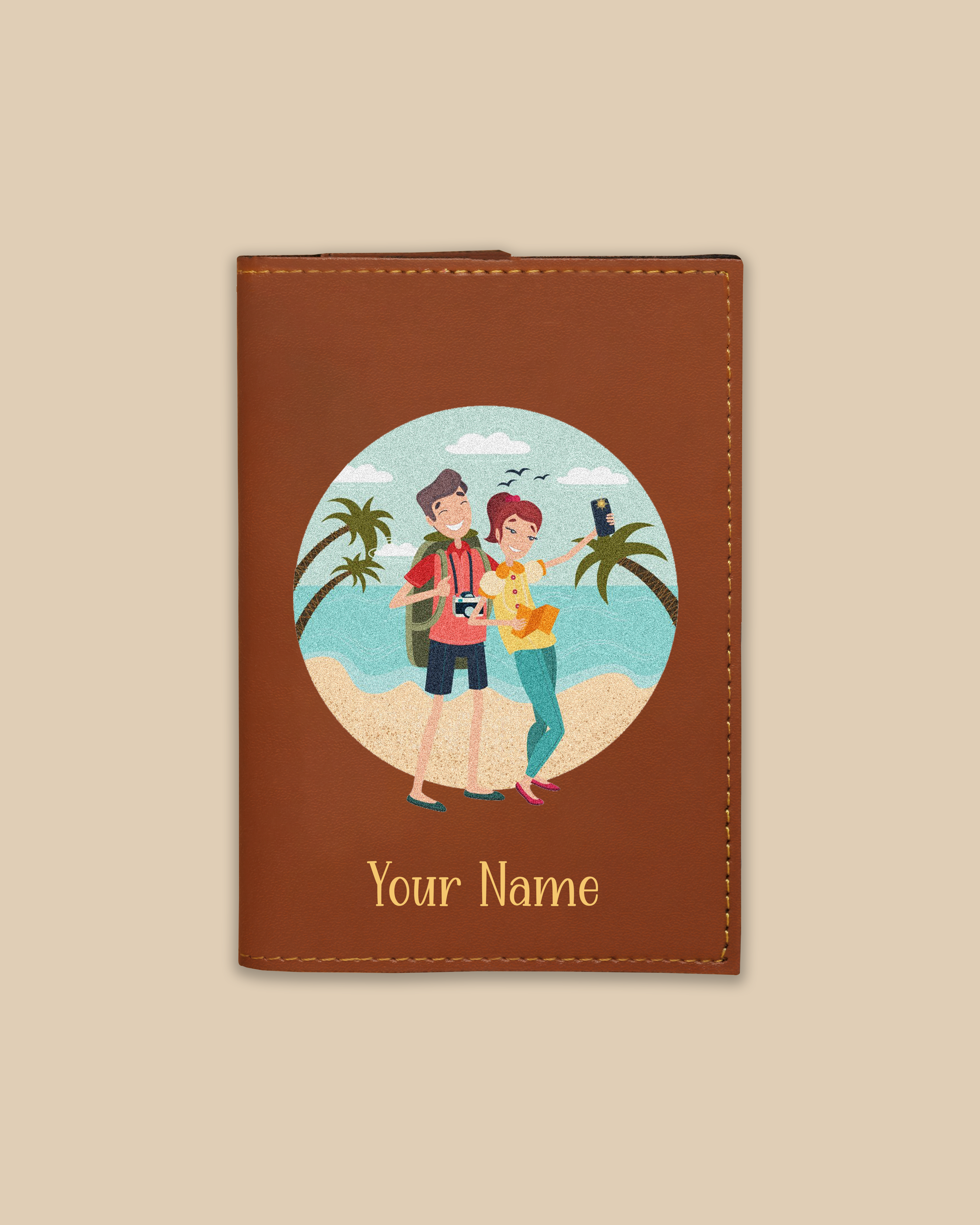 personalized passport cover