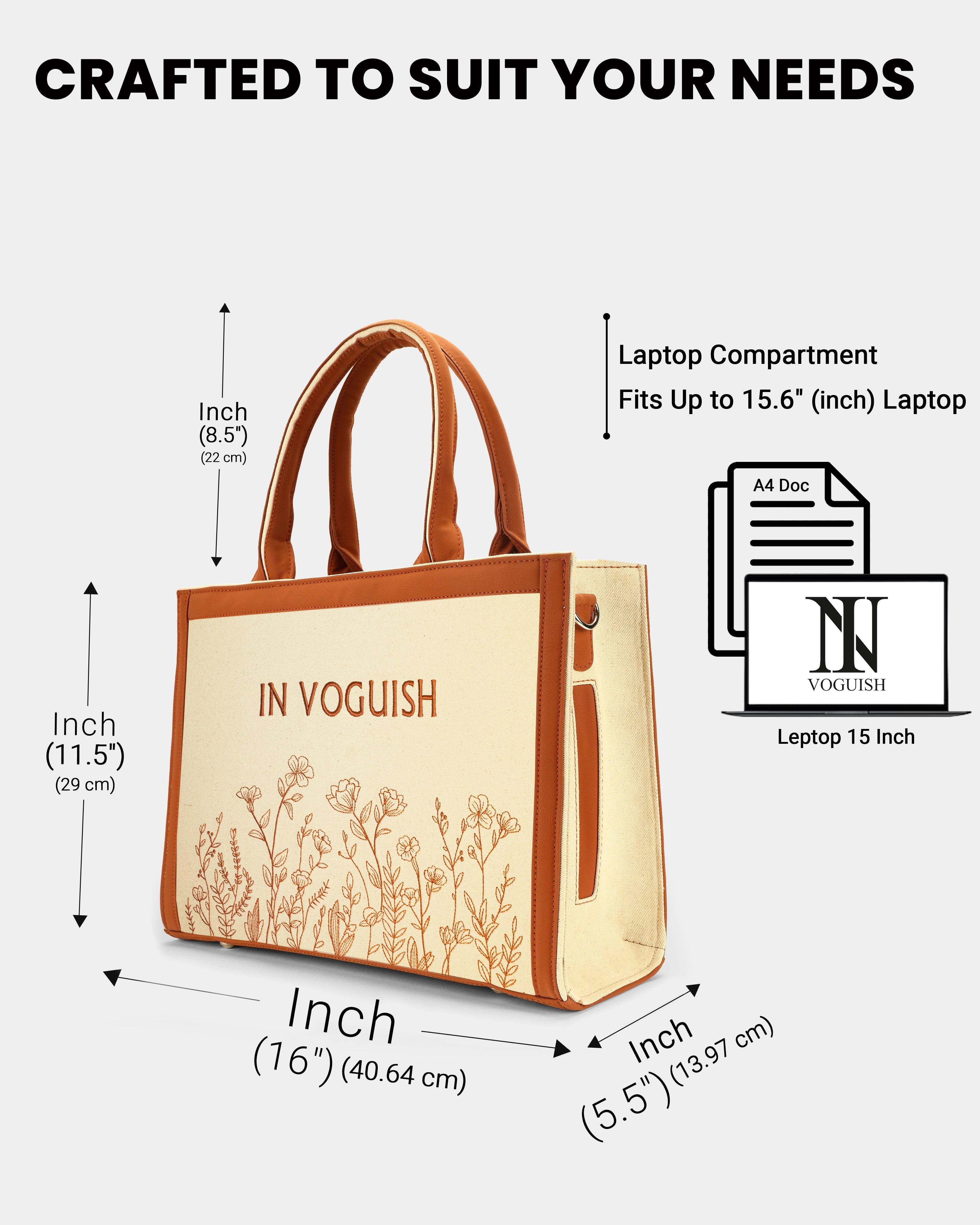 Luxurious Customized Canvas Handbag for Women