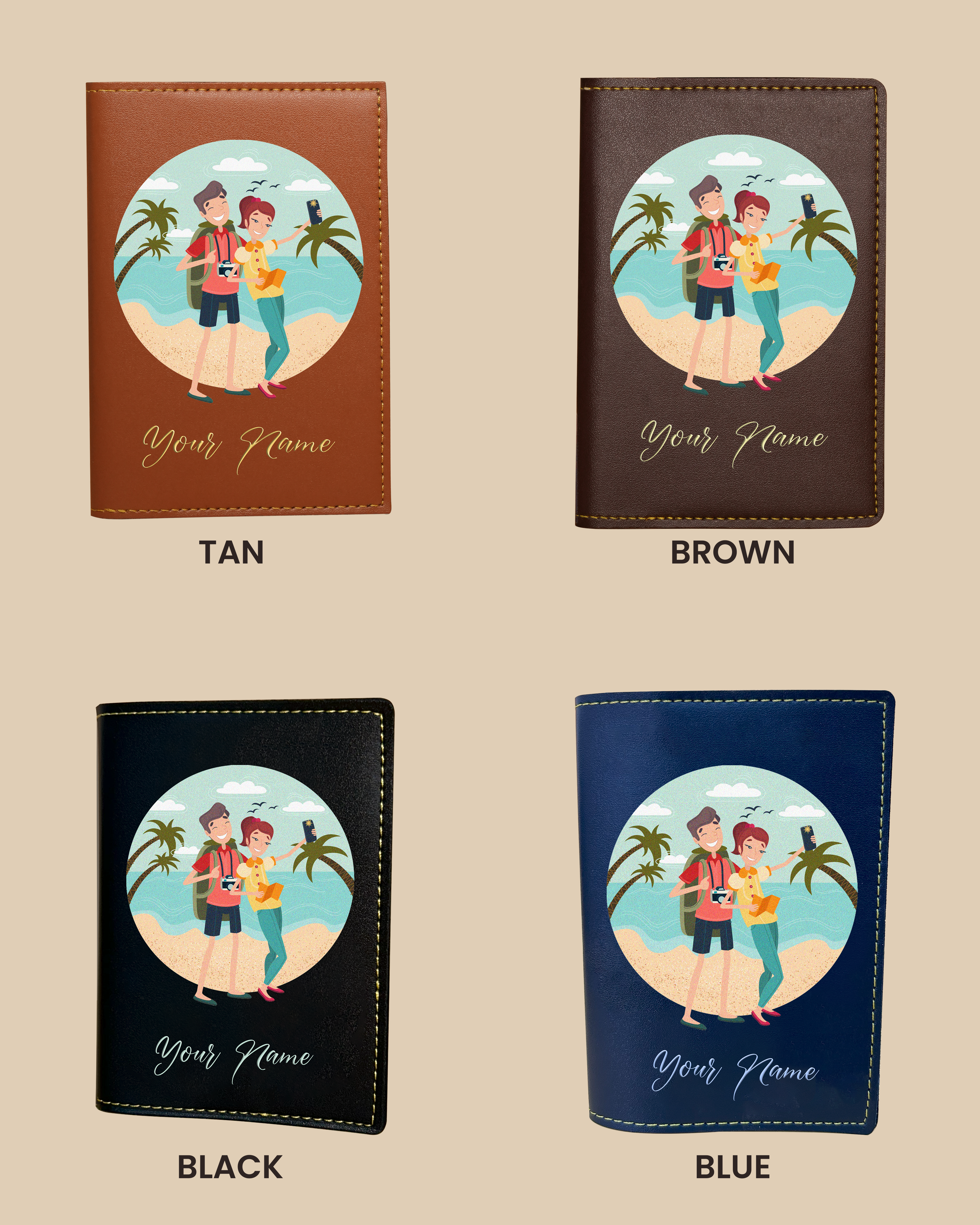 Customized Passport Cover -  SEA