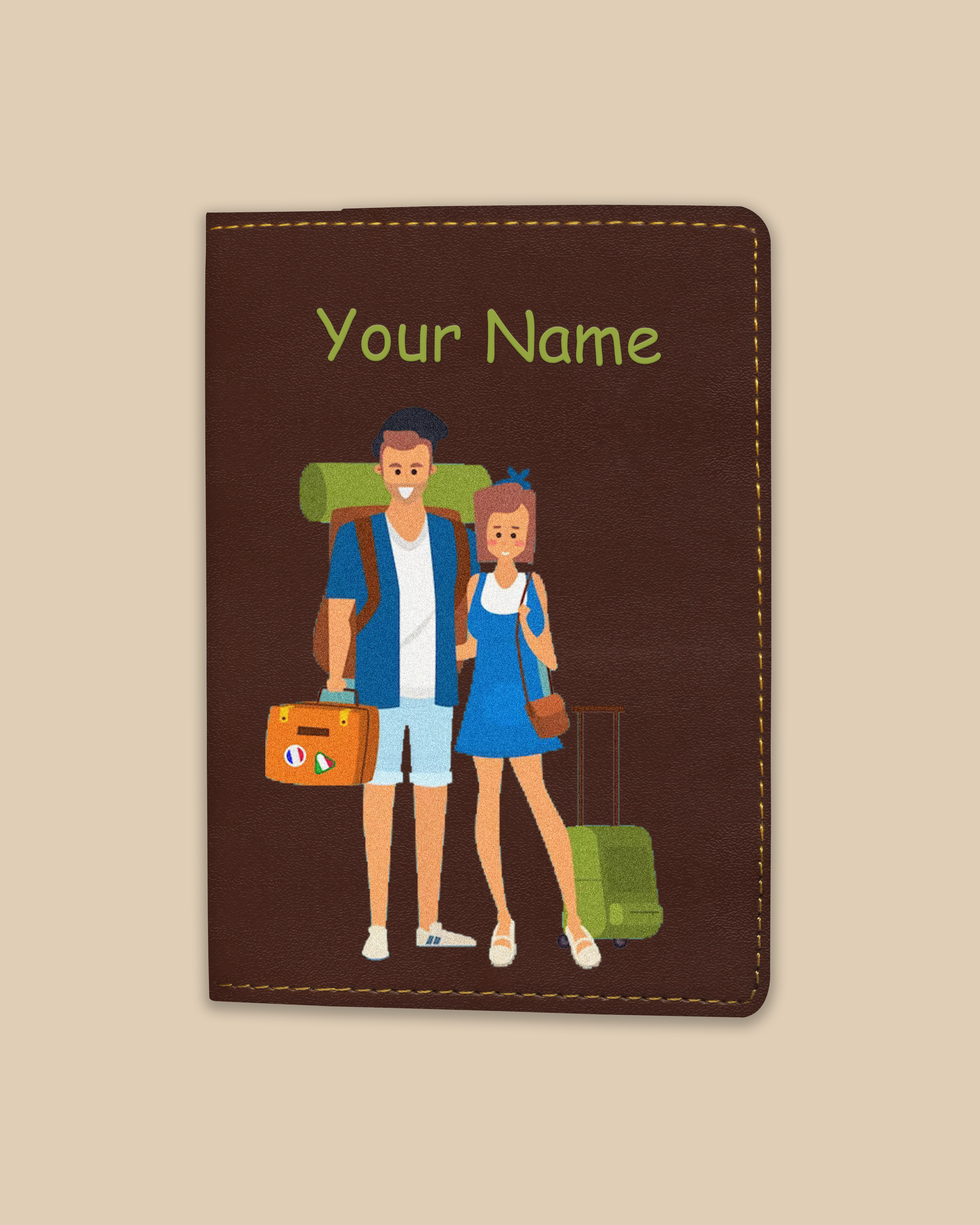 personalized passport cover