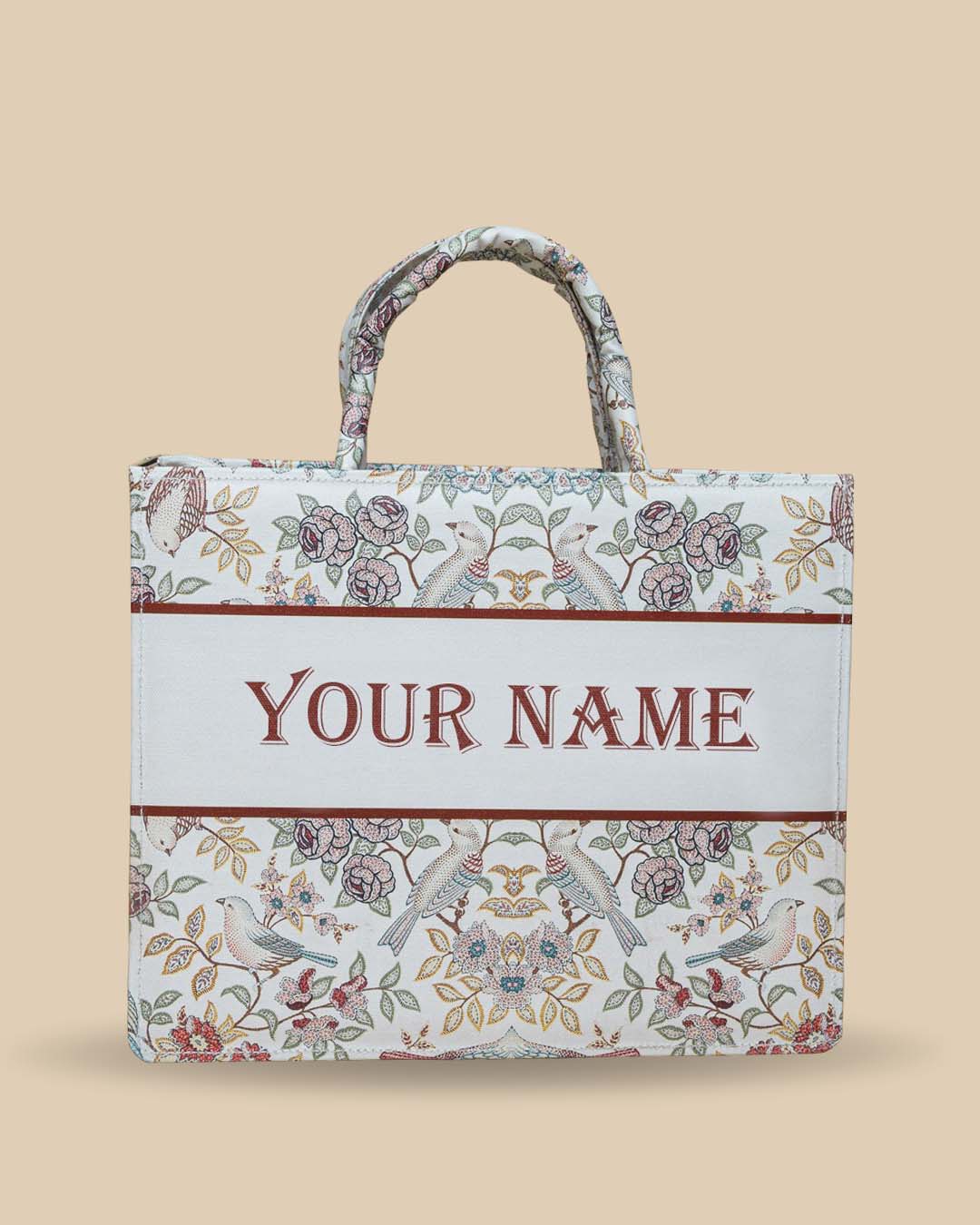 personalized bag with name